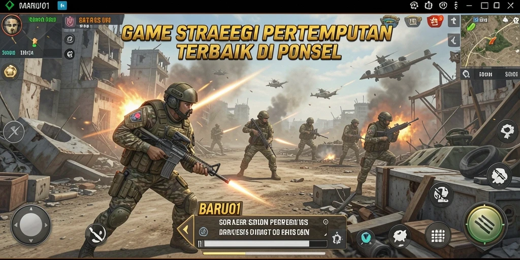 Tampilan gameplay SLG yang mendebarkan dan penuh strategi.