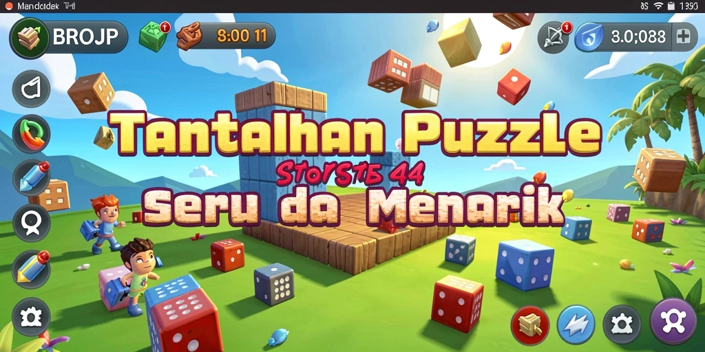 Gameplay BROJP yang penuh warna dan menantang teka-teki.