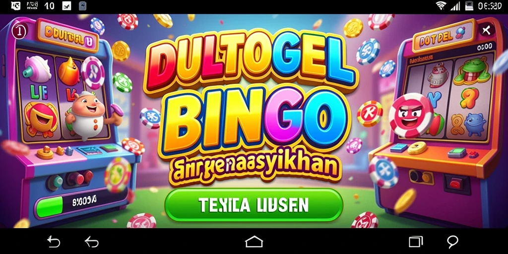 Tampilan gameplay DULTOGEL yang menarik dengan keceriaan Bingo.