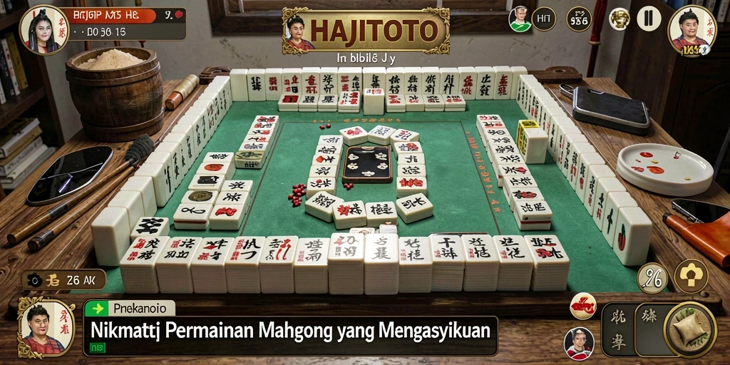 Screenshot gameplay HAJITOTO yang menampilkan tantangan Mahjong yang mengasyikkan.