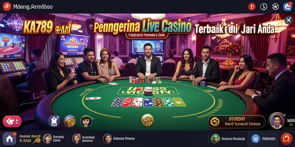 Tampilan gameplay Live Casino yang menarik di KA789.