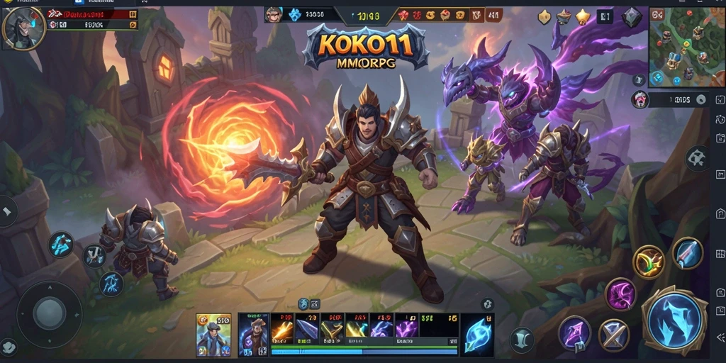 Tampilan gameplay MMORPG yang menakjubkan di KOKO11.