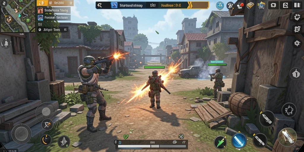 Tampilan utama gameplay <strong>ZK7</strong> dengan strategi yang kompleks dan menarik.